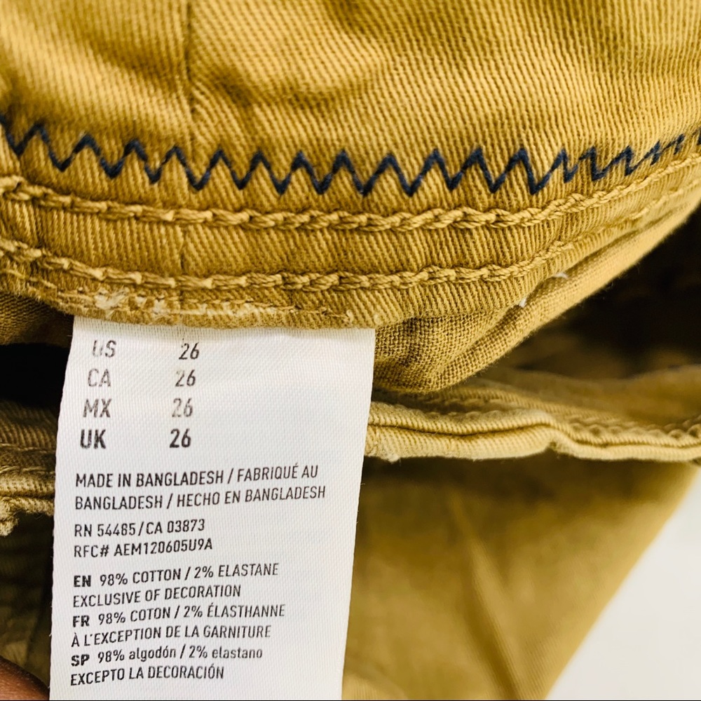 New American Eagle Kakhi Shorts 26 - Picture 3 of 4